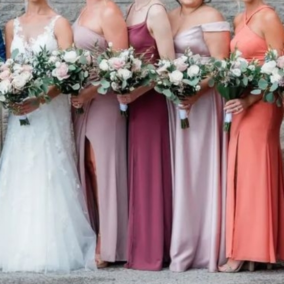 Birdy Grey Ash Crepe Bridesmaid Dress - Picture 5 of 5